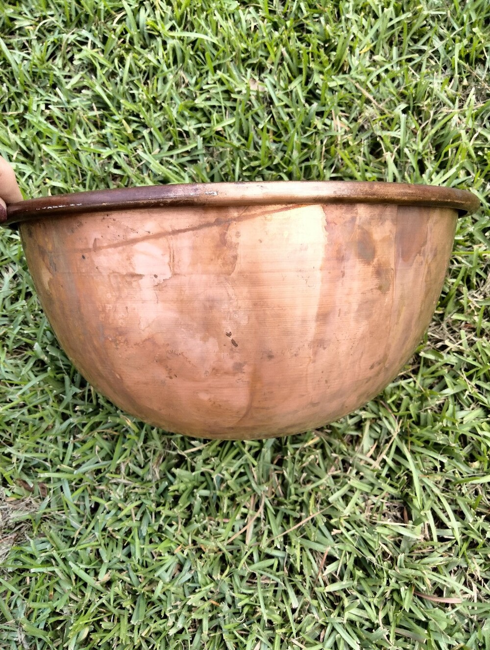 Vintage/Antique French Copper Mixing Bowl